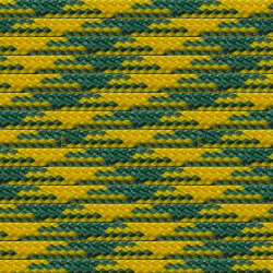 a close up of a yellow and green pattern