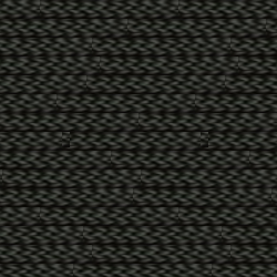 A textured pattern of interwoven, small, dark grey and black shapes creates a three-dimensional, abstract effect. Reminiscent of high-strength cord used in Insanely Paracord's "Black" 550 Paracord - Strong & Versatile Nylon Cord - Made in USA, the pattern is repetitive and dense, giving it a visually intricate and complex appearance perfect for emergency situations.
