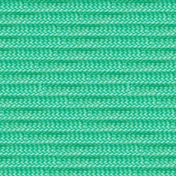 A close-up view of a textured, woven fabric in teal featuring tightly interlocking threads that create a uniform pattern of horizontal ridges and grooves. The Mint 550 Paracord - Strong and Versatile USA-Made Nylon Cord by Insanely Paracord has high-strength reflective properties that add an unexpected shimmer to the surface.