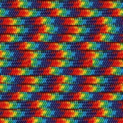 Tie-Dye 550 Paracord - Made in USA, Over 125 Color Options