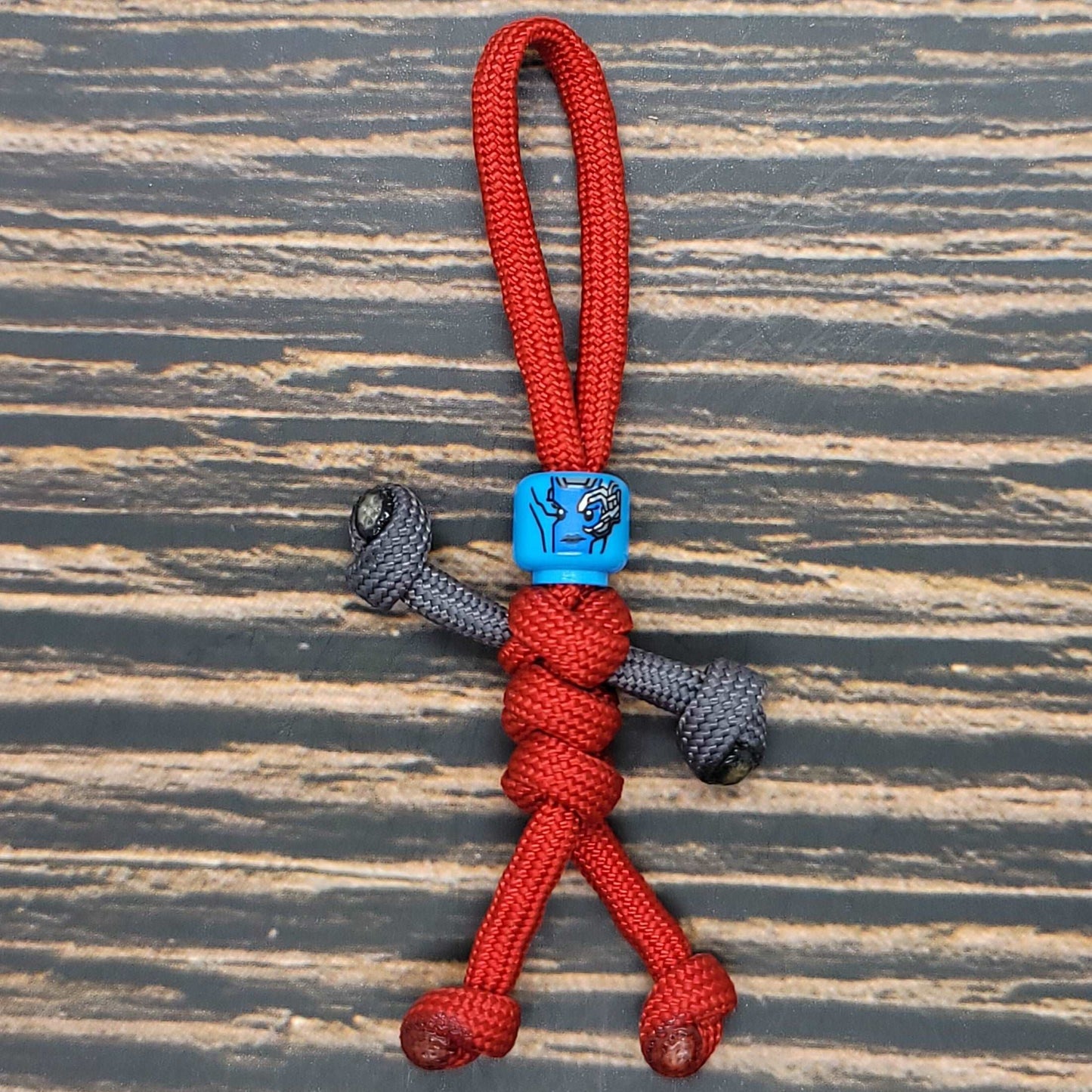 Blue Cyborg Super Hero