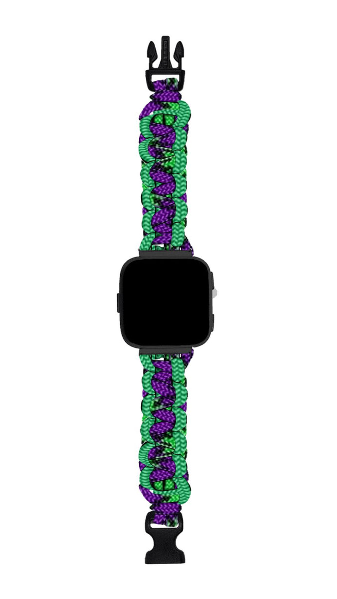 Bracelet de montre en paracorde pour Fitbit Versa 1, Versa 2