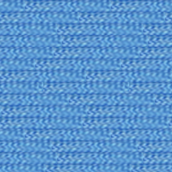 A close-up image of textured Light Blue 550 Paracord - High-Strength, USA-Made Cord by Insanely Paracord with a repetitive, interlocking wavy pattern. The paracord appears soft and knitted, reminiscent of high-strength cord, creating a woven, slightly raised surface with light and dark blue variations.