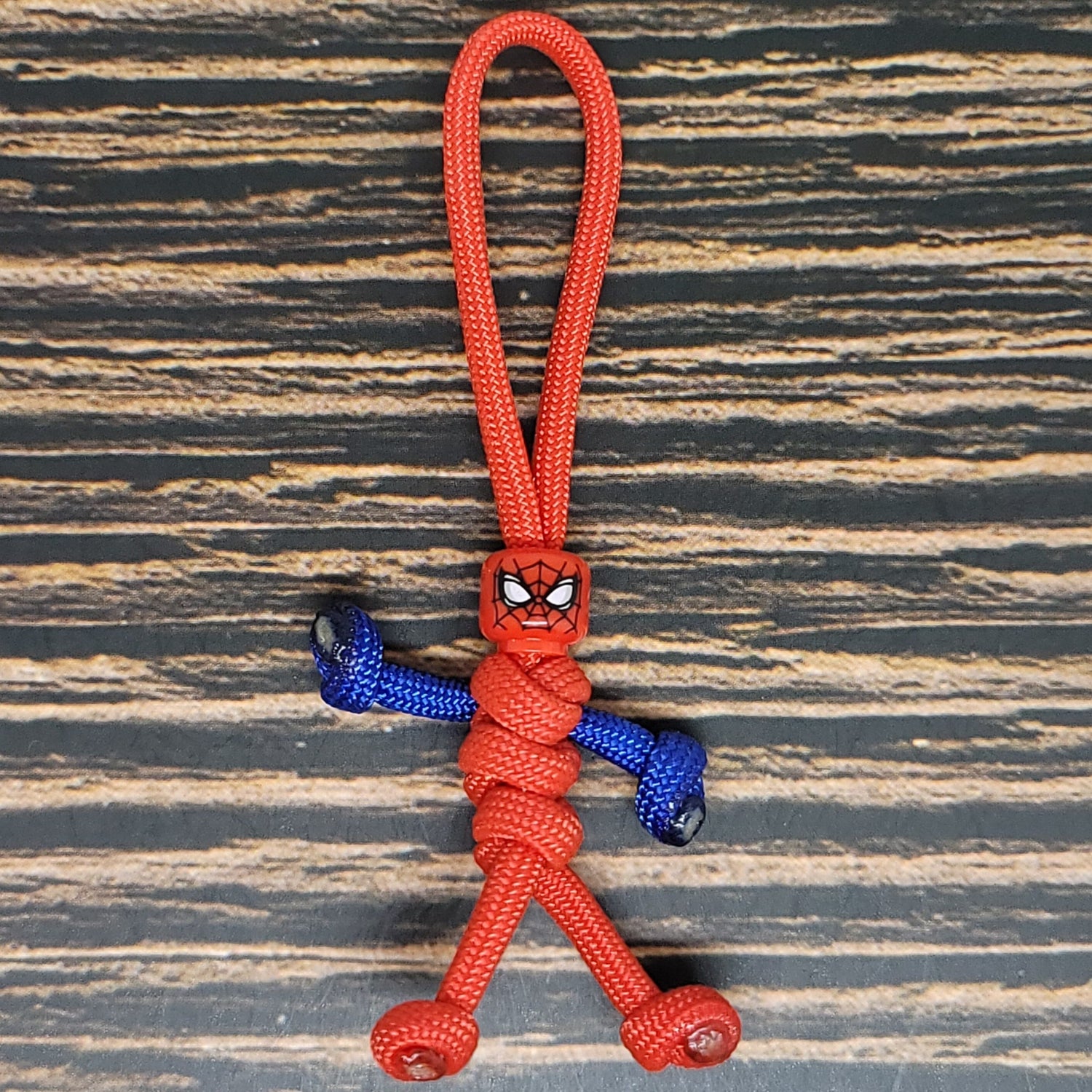 Spider Super Hero Paracord Pal Keychain